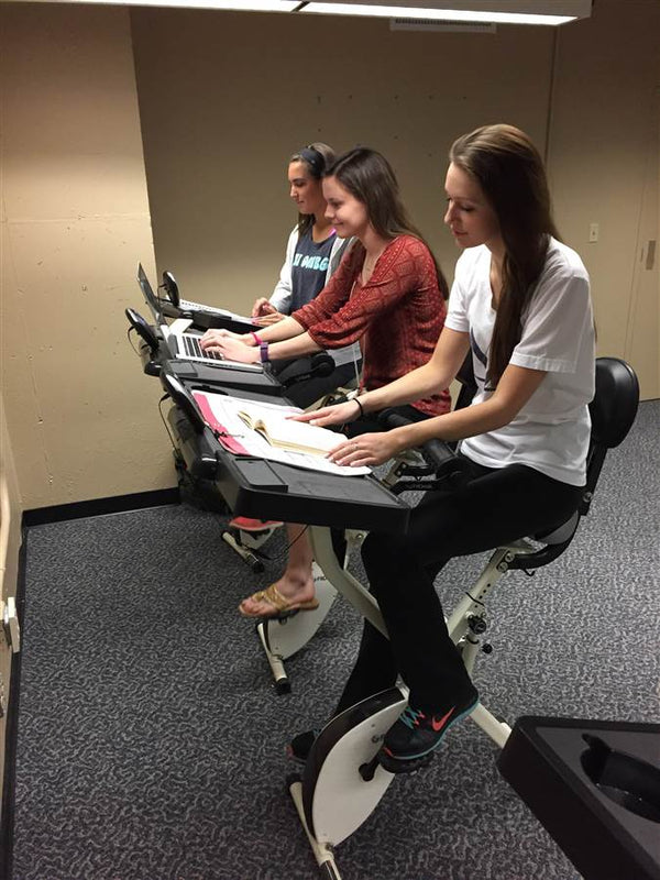 FitDesk Bikes Help Students Pedal Their Way to Health, Academic Rewards