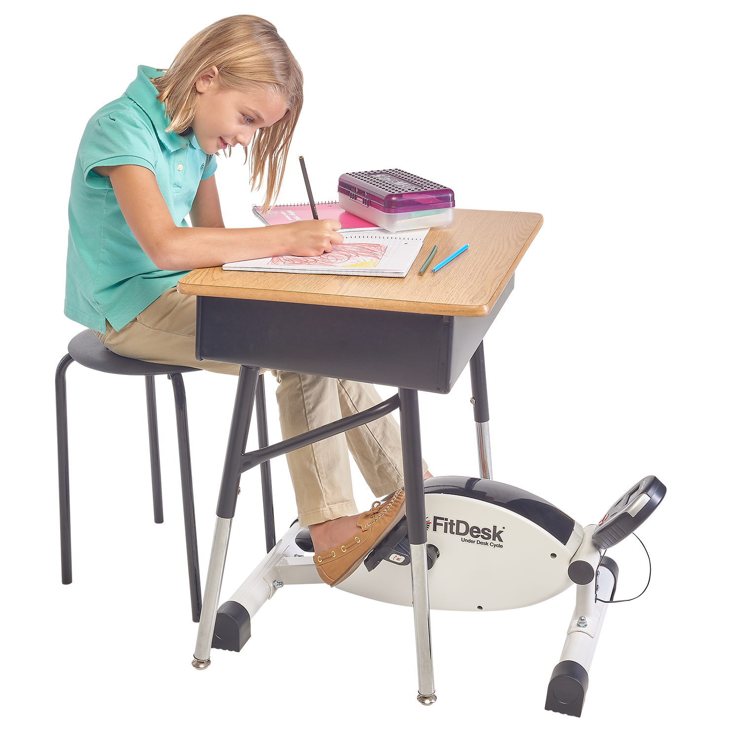 Under Desk Cycle Exercise While You Work at Your Desk or Watch