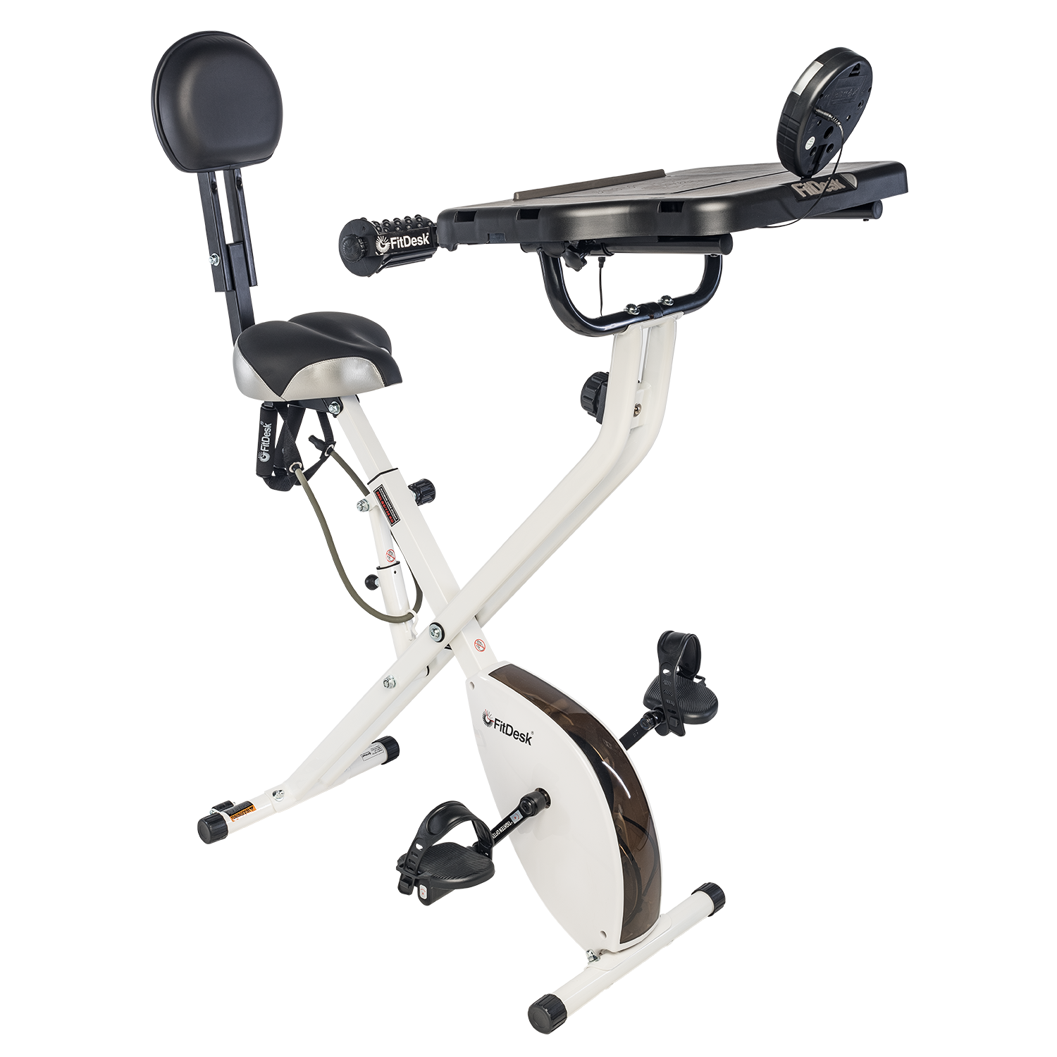 FitDesk v3.0 Exercise Bike Desk with Tablet Holder