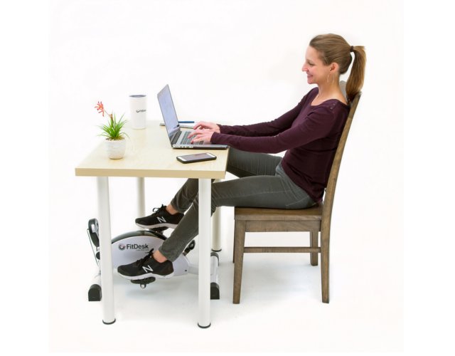 Desk Elliptical Bicycle Pedals For Chair Cycle While Sitting In